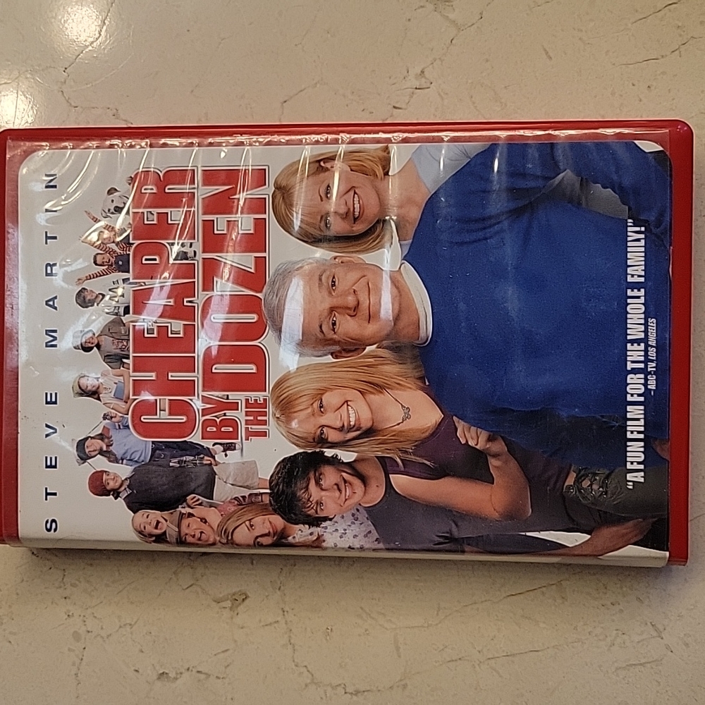 20th Century Fox Cheaper By The Dozen VHS Tape